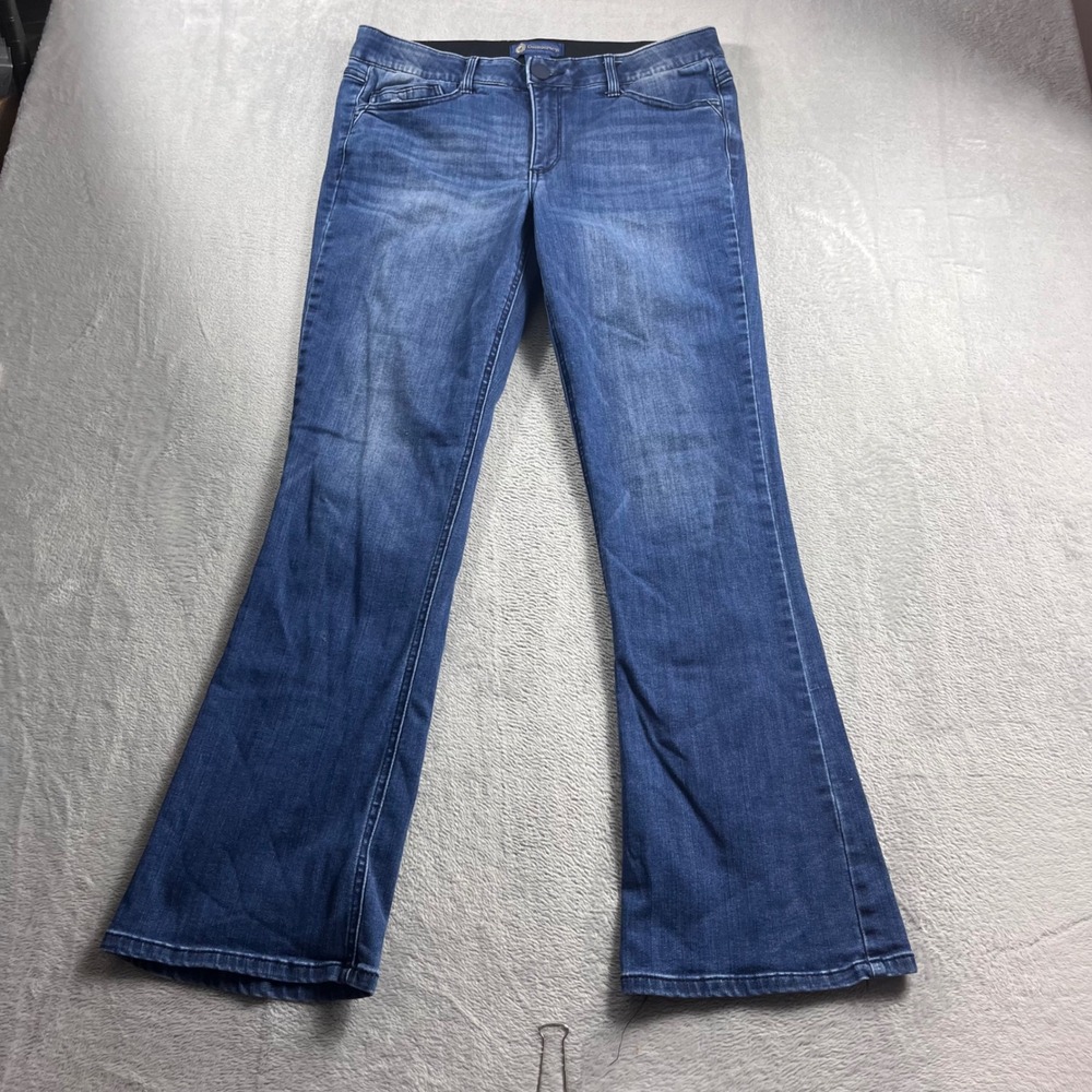 Democracy Absolution Womens Size 12 Bootcut Jeans Medium Wash Blue Denim